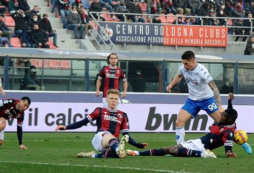 Empoli đấu với Bologna